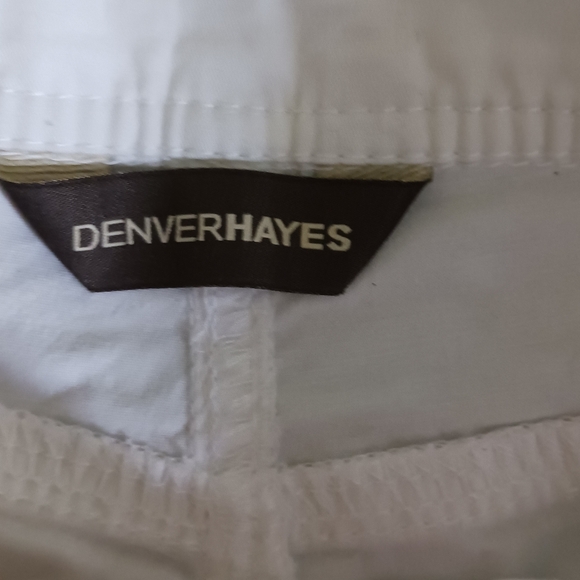White Denver Hayes Capri Pants - Picture 9 of 11